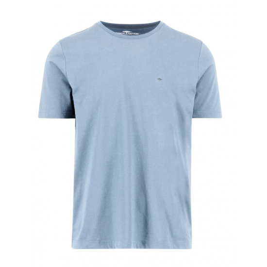 Cotton T-shirt with a round neck