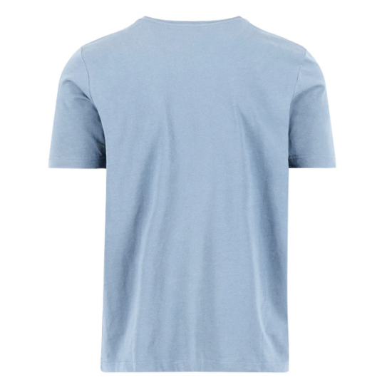 Cotton T-shirt with a round neck