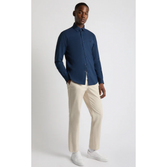 Tapered Fit Oxford Cotton Shirt