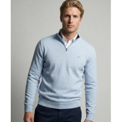 Half-Zip Sweater Cotton Cashmere