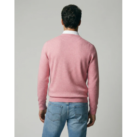 Round Neck Sweater Cotton-Cashmere 