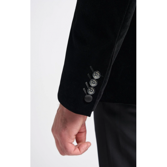 Velvet Black Blazer