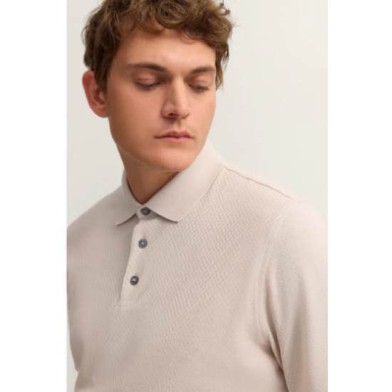 Beige Polo Shirt