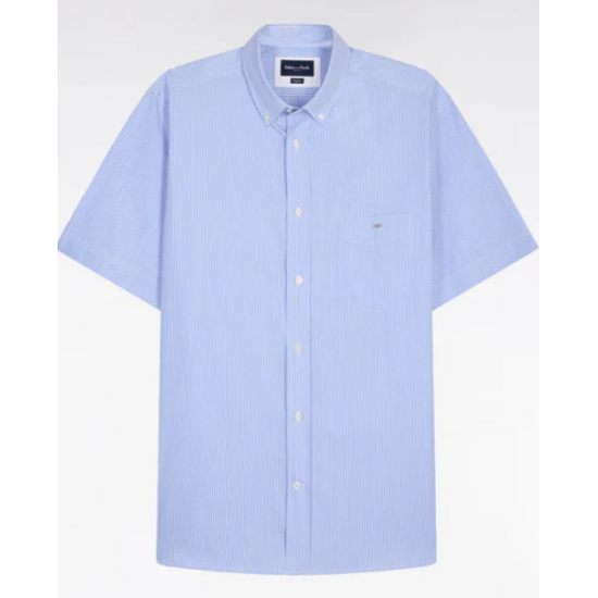 Short-sleeved cotton shirt 