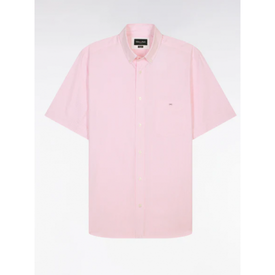Short-sleeved cotton shirt 