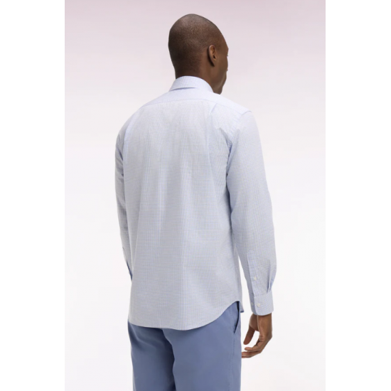 Regular fit sky check shirt