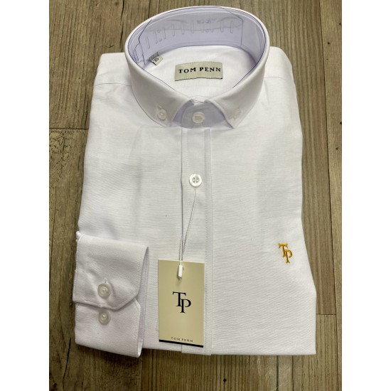Tom Penn LS Shirt White Tom Penn LS Shirt White