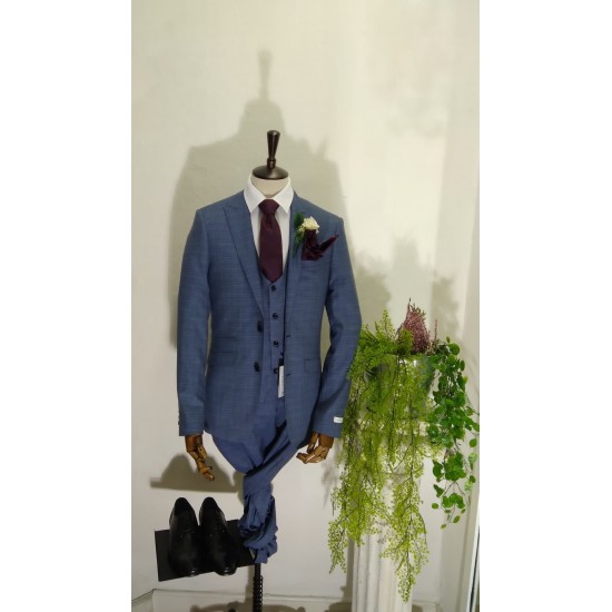 Tapered fit 3-piece suit