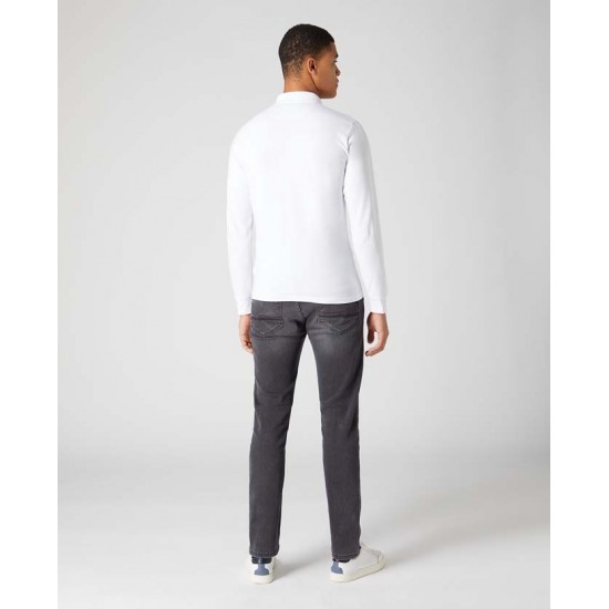 Remus L/S Polo White - Also available in Grey and Black