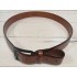 Monti Brown Ribbed Belt